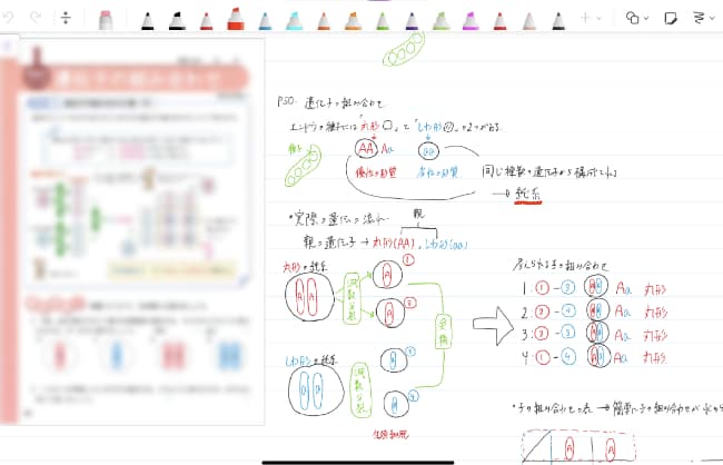 タブレットの画面共有